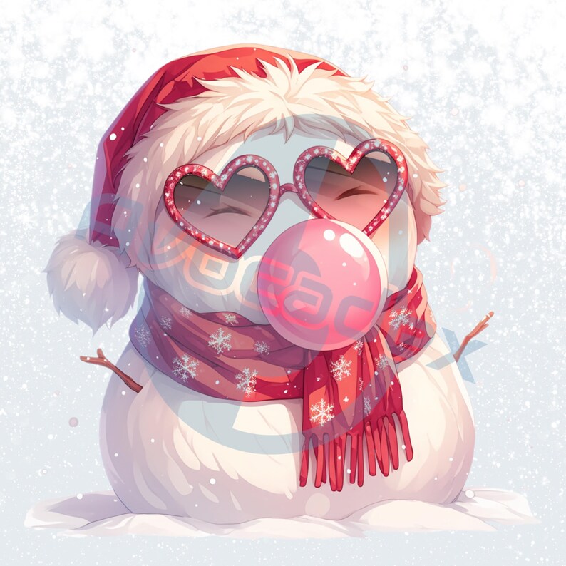 Blowing Bubble Christmas Bundle Santa, Mrs. Claus, Snowmen, Elves and