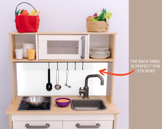 IKEA Duktig Kitchen Back Wall: Customizable Play Kitchen Panel - Etsy