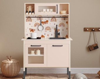 Boho Pastel Vinyl Decals for IKEA DUKTIG Play Kitchen