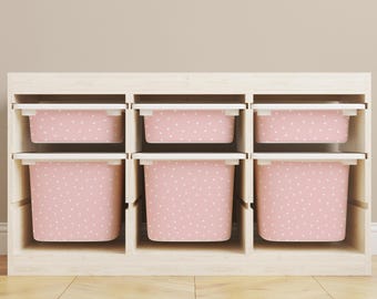 IKEA Trofast Stickers: Custom Decorative Vinyl Wraps for Storage Boxes