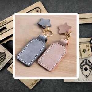 Wunsch Flasche Schlüsselbund Leder Stanzen, Benutzerdefinierte Leder Stahl Messer Form, Lederherstellung Kraftpapier Handwerk Werkzeuge, personalisierte Geschenke