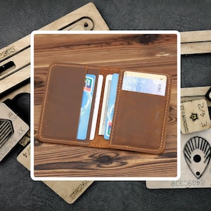 Leather Wallet Die Cutting: Custom Leather Craft Supplies