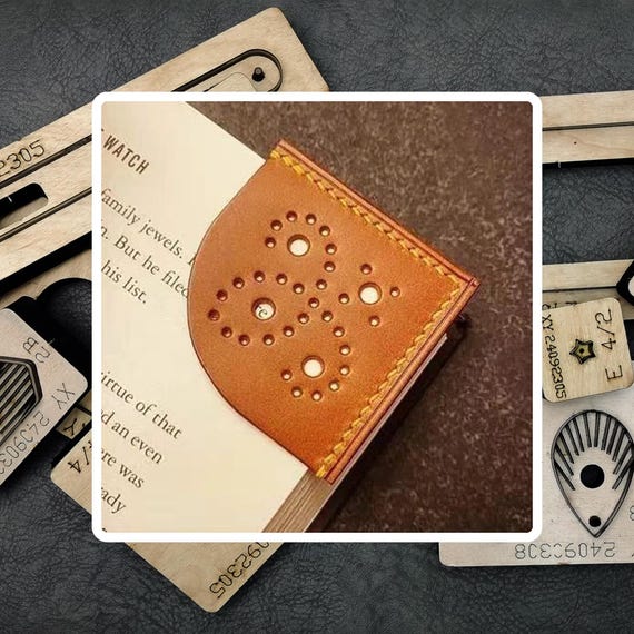 Leather Bookmark Die Cut Pattern: Steel Knife Mold for Leather Crafts
