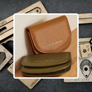 Benutzerdefinierte Damen Geldbörse Stanzen, personalisierte Leder Handwerk Kraftpapier-Werkzeuge, Leder Geldbörse Stanzformen, Geschenke für Sie