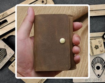 Mini Coin Purse Die Cutting: Leather Craft Supplies, Card Holder Tool