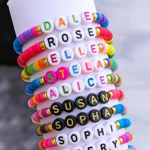 Custom Beaded Friendship Bracelets – Handmade Personalized Jewelry Gifts in Bulk