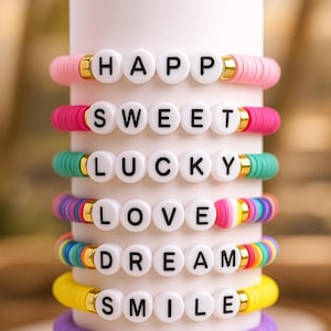 Bulk Custom Name Friendship Bracelets – Personalized Handmade Gifts for Teams & Birthdays