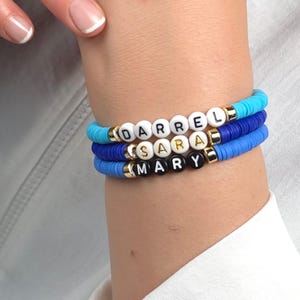 Friendship Bracelets, Bulk Orders for Teams & Gifts, Personalized Beaded Bracelets, Custom Name Bracelet, Perfect Friendship Gift