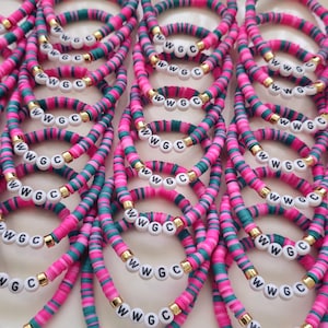 Handmade Friendship Beaded Bracelets, Customizable Bulk Orders Available, Perfect for Gifting & Personalizing, Name Beaded Bracelets