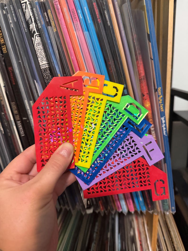 Vinyl Record Divider A-Z, Alphabetical Shelf Organizer - Etsy