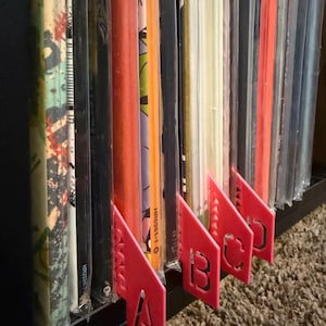 Vinyl Record Divider A-Z, Alphabetical Shelf Organizer - Etsy