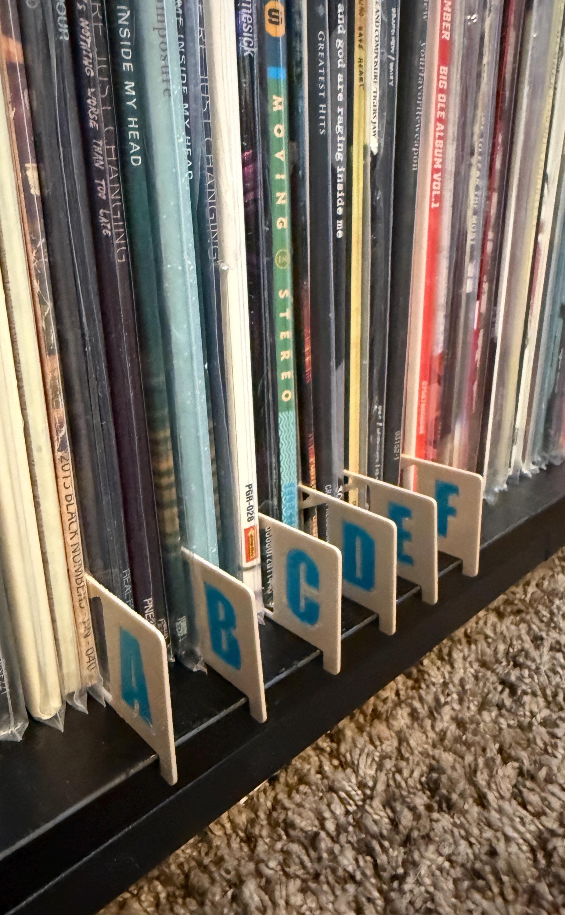 Vinyl Record Divider A-Z, Alphabetical Shelf Organizer - Etsy