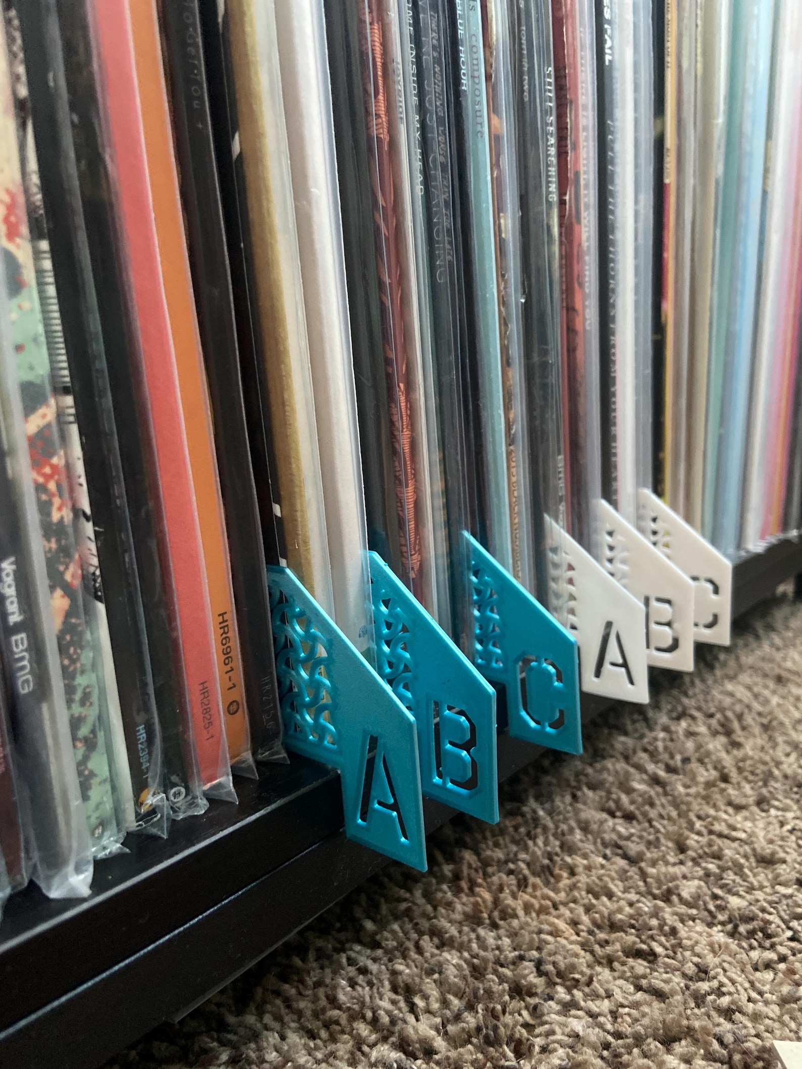 Vinyl Record Divider A-Z, Alphabetical Shelf Organizer - Etsy