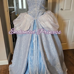 Cinderella Ballgown Cosplay Dress (Blue), Disney Wedding, Princess Cosplay, Halloween Costume, Cinderella Ballgown, Princess Dress