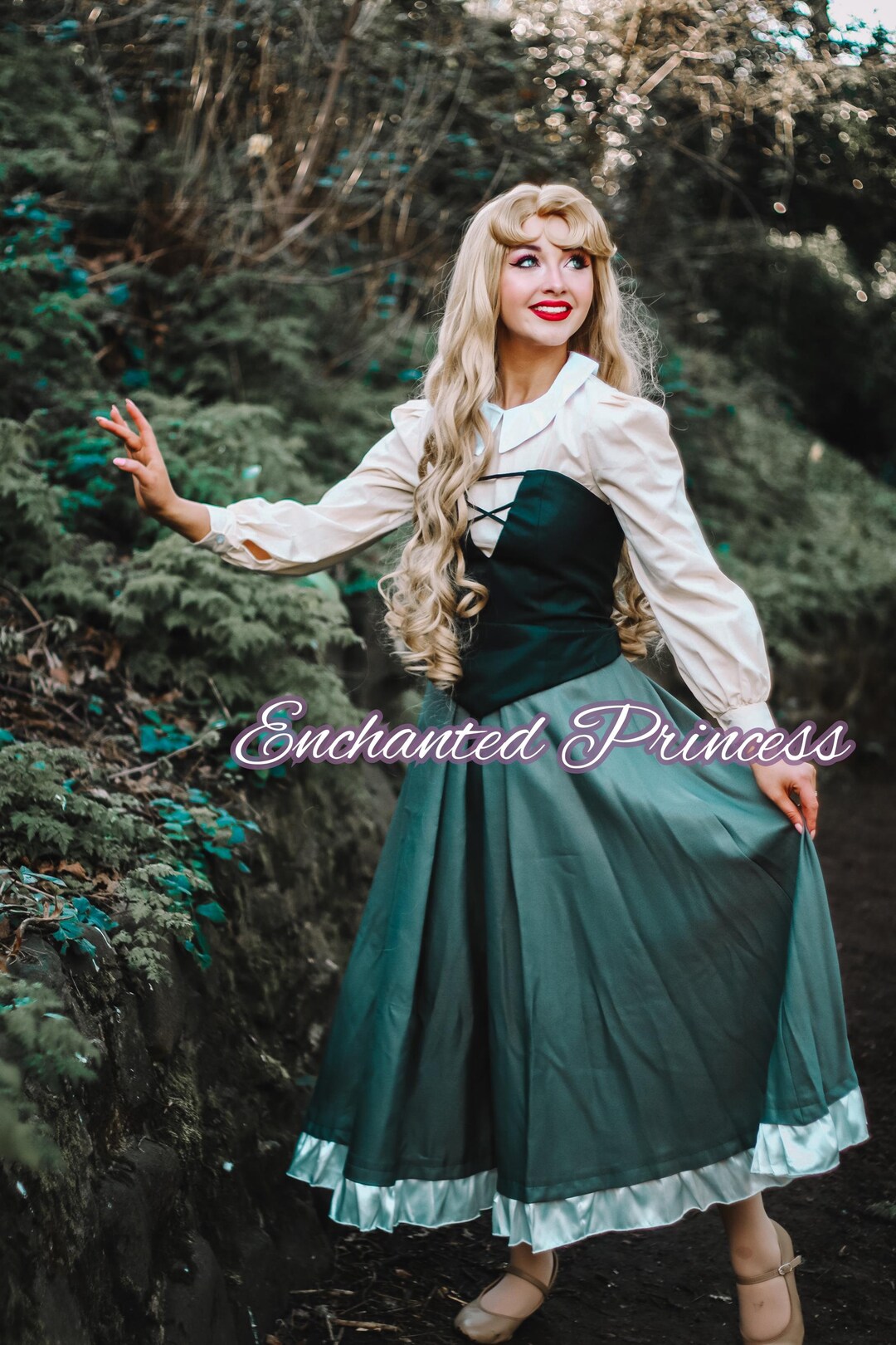 Briar Rose Woodland Dress - Sleeping Beauty Aurora Costume - Etsy