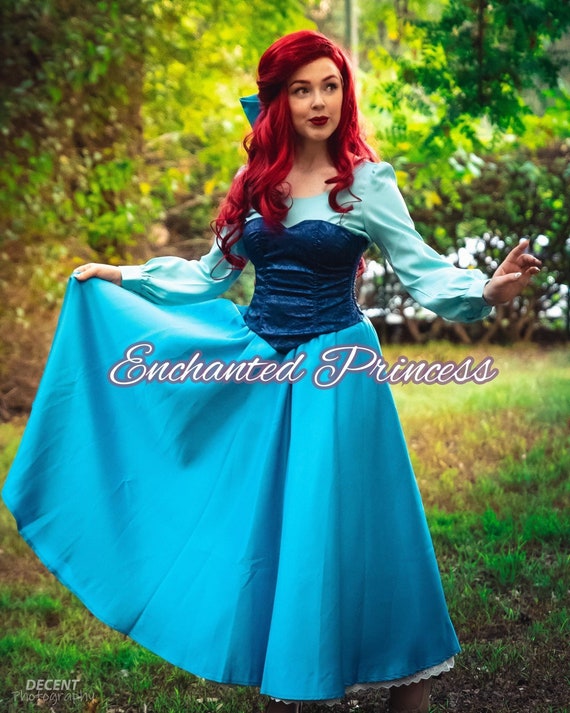 Ariel (the Little Mermaid) Inspired Dress, Disney Wedding, Princess Cosplay - Halloween Costume, Women's Cosplay, Ariel Costume - Etsy Ariel (the Little Mermaid) Inspired Dress, Disney Wedding, Princess Cosplay - Halloween Costume, Women's Cosplay, Ariel Costume - Etsy