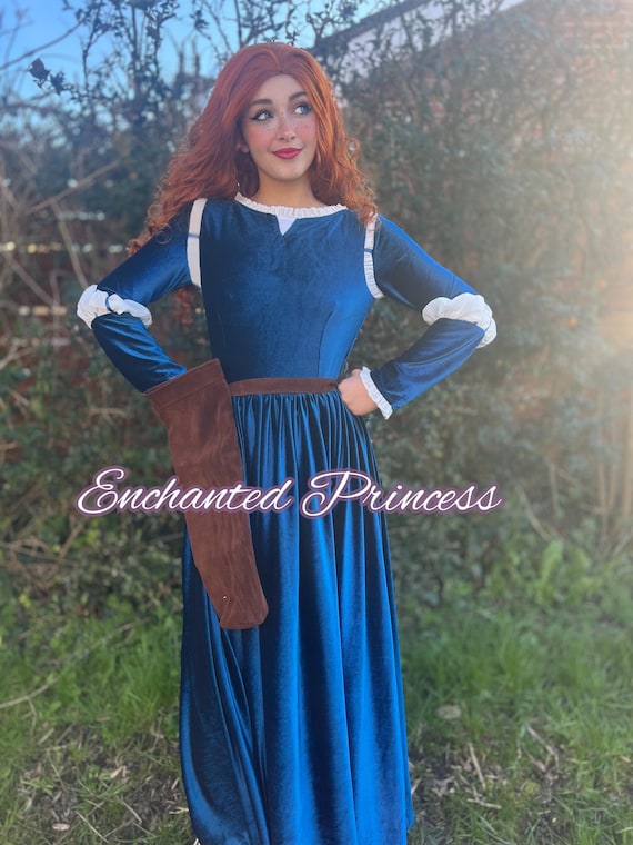 Disfraz Princesa Disfraz Merida Adulto Vestido De Cosplay