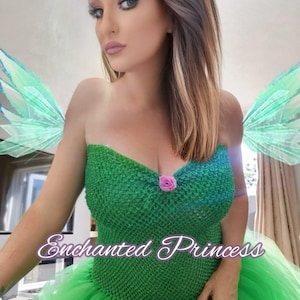 Tinkerbell Adults Tutu Dress - Tutu Dress  - Tinkerbell Dress -Disney Dress - Tulle Dress - Disney Bound