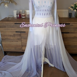 Frozen, Elsa Spirit Dress, Elsa Frozen Dress, Princess Costume, Princess Cosplay - Halloween Costume, Elsa Costume