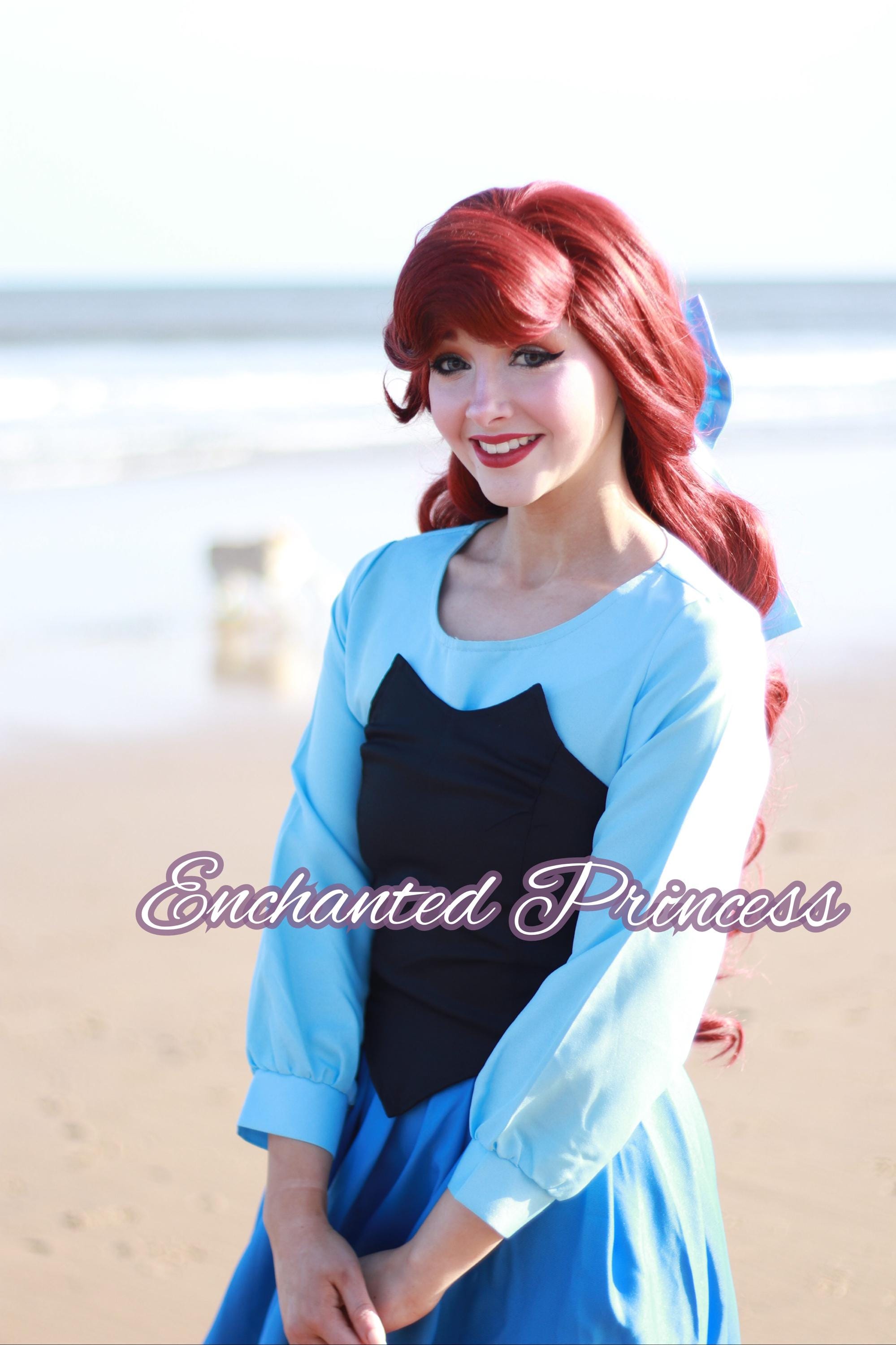 ariel beach dress Ariel (the Little Mermaid) Inspired Beach Dress, Princess Cosplay,  Halloween Costume, Ariel Costume, Princess Cosplay Dress