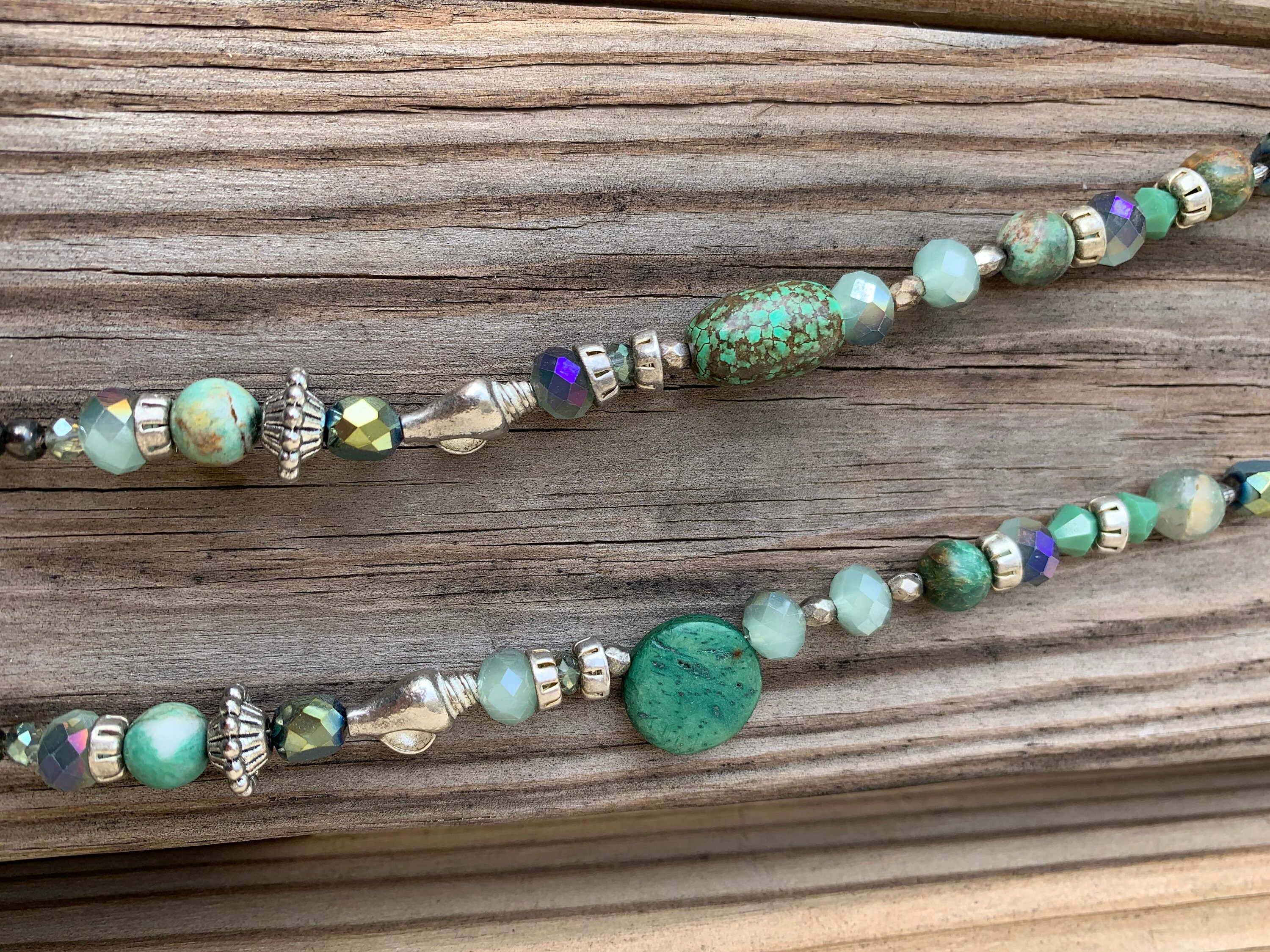 Great Outdoors Jasper Tassel Necklace Etsy.de