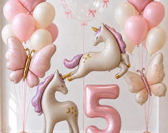 DIY Magical Unicorn Balloon Decoration Set-Unicorn party decor