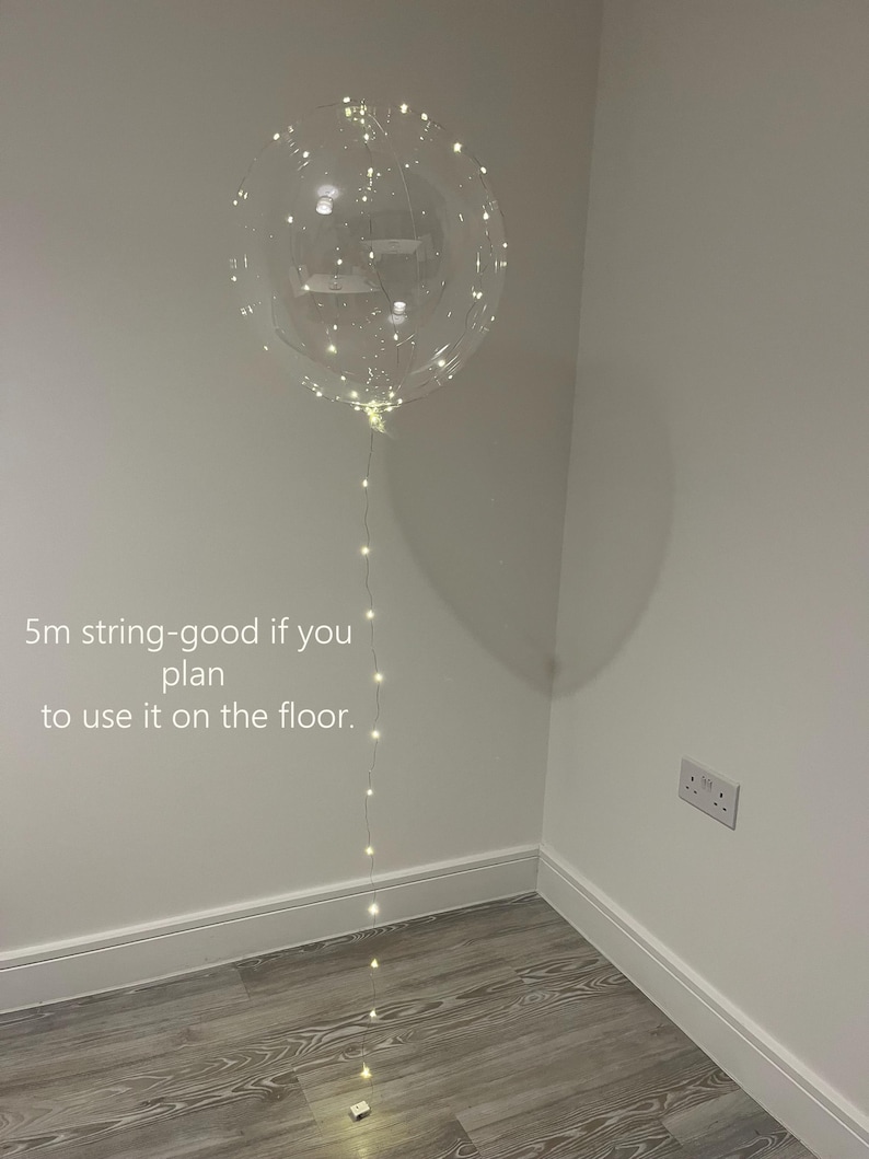 LED Bobo Balloons with batteries included: 24-inch Light Up Party Decorations image 4