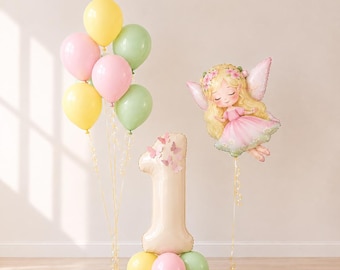 Fairy Balloon Decoration Set – Pastel Fairy Party DIY Kit