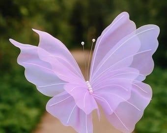 Giant Organza Butterfly: 50cm Wedding Decor and Birthday Decor