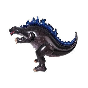 1個、恐竜バルーンジャンボマイラーウォーキングホイルバルーン - ブラックビッグゴジラ対キングコングモンスター恐竜ホイルバルーン恐竜テーマ