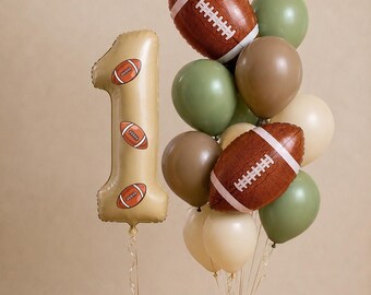 DIY Football Balloons Kit – Custom Number Birthday Party Decoration