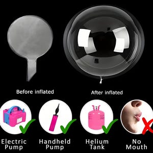 LED Bobo Balloons with batteries included: 24-inch Light Up Party Decorations image 12