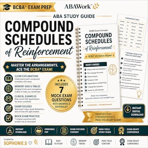 BCBA Exam Prep: Compound Schedules of Reinforcement Study Guide (PDF Download)