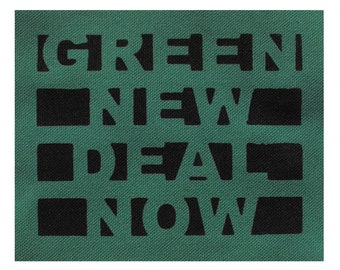 Green New Deal Patch / Climate Action Now / Science Patch / Political Patch / Environmentalism / Cloth Fabric Nature Lover / Punk Patch