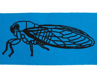 Cicada Back Patch / Insect Patch Bug Patch Not Patch Locust Grande Tessuto Orsetto Farmer Gift Patch Garden Farm Garden Ali di Cicadoidea Patch