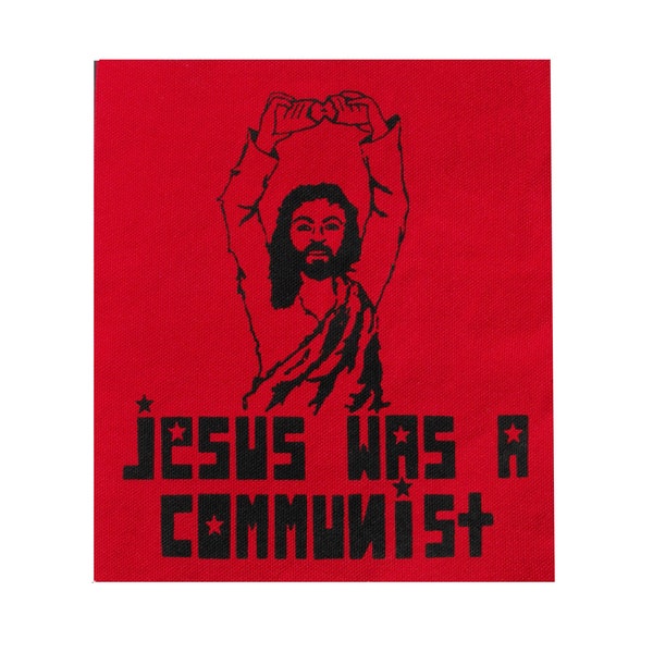 Jesus was a Communist Patch Punk Patch Reagan Youth Patch Political Patch Communism Patch Jesus Patch Punk Patches Liberal Patch Back Patch