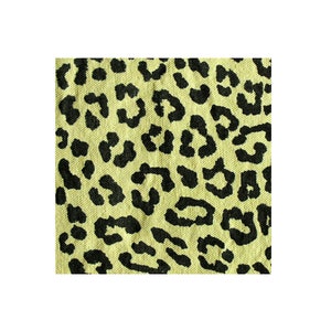 Leopard Print Patch / Animal Print Fabric / Punk Patch / Neon Animal Print / Cat Patch / 80s Glam Diva Punk Patches DIY / Hot Cheetah Print Green