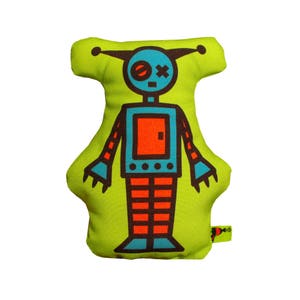 Robot Toy Robot Plush Doll Stuffed Animal Robot Plushies Gift for Kids Toddler Gift Sci Fi Toys Robot Pillows Stuffed Robot Sculpture BLUE