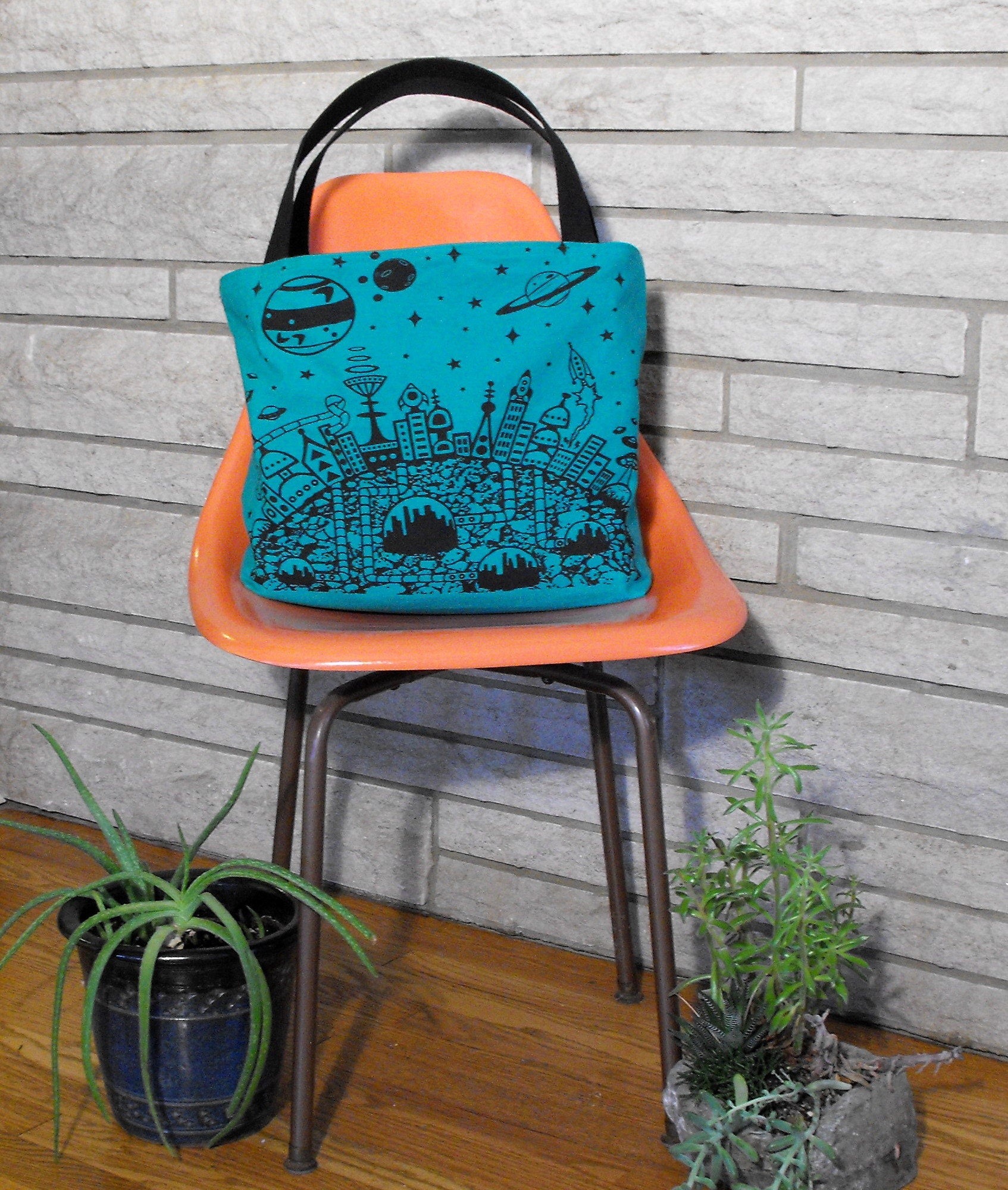 blue space age totes blue space age totes