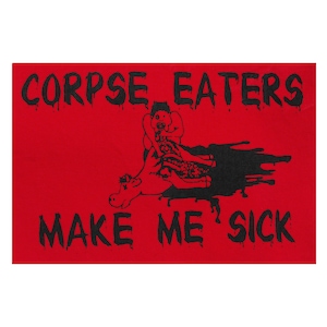 Corpse Eaters Make Me Sick Patch Animal Rights Patch Back Patch Vegan Patch Vegetarian Animal Liberation Patch Vegan Patches Punk Patch