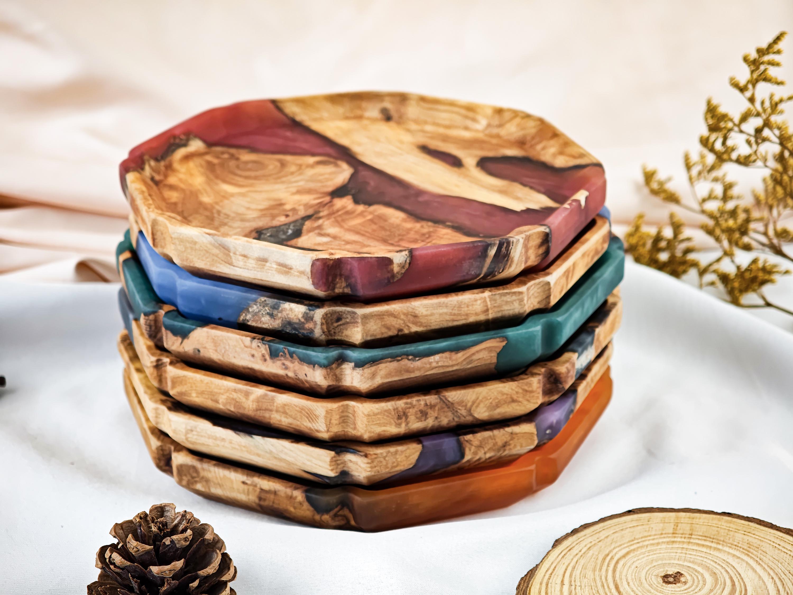 木製円形サービングプレート 木製円形サービングプレート 丸型サービングプレート - Etsy 日本