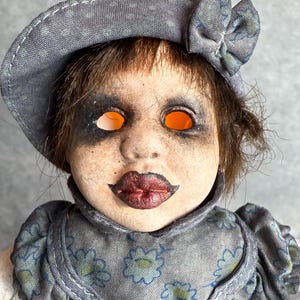 Creepy Doll | Haunted Doll | Halloween Doll | Glenda GrimlyGala #80 - 8 Inch - Glow In The Dark - Glowing Eyes