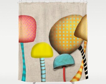 Mushrooms Shower Curtain - More options to choose