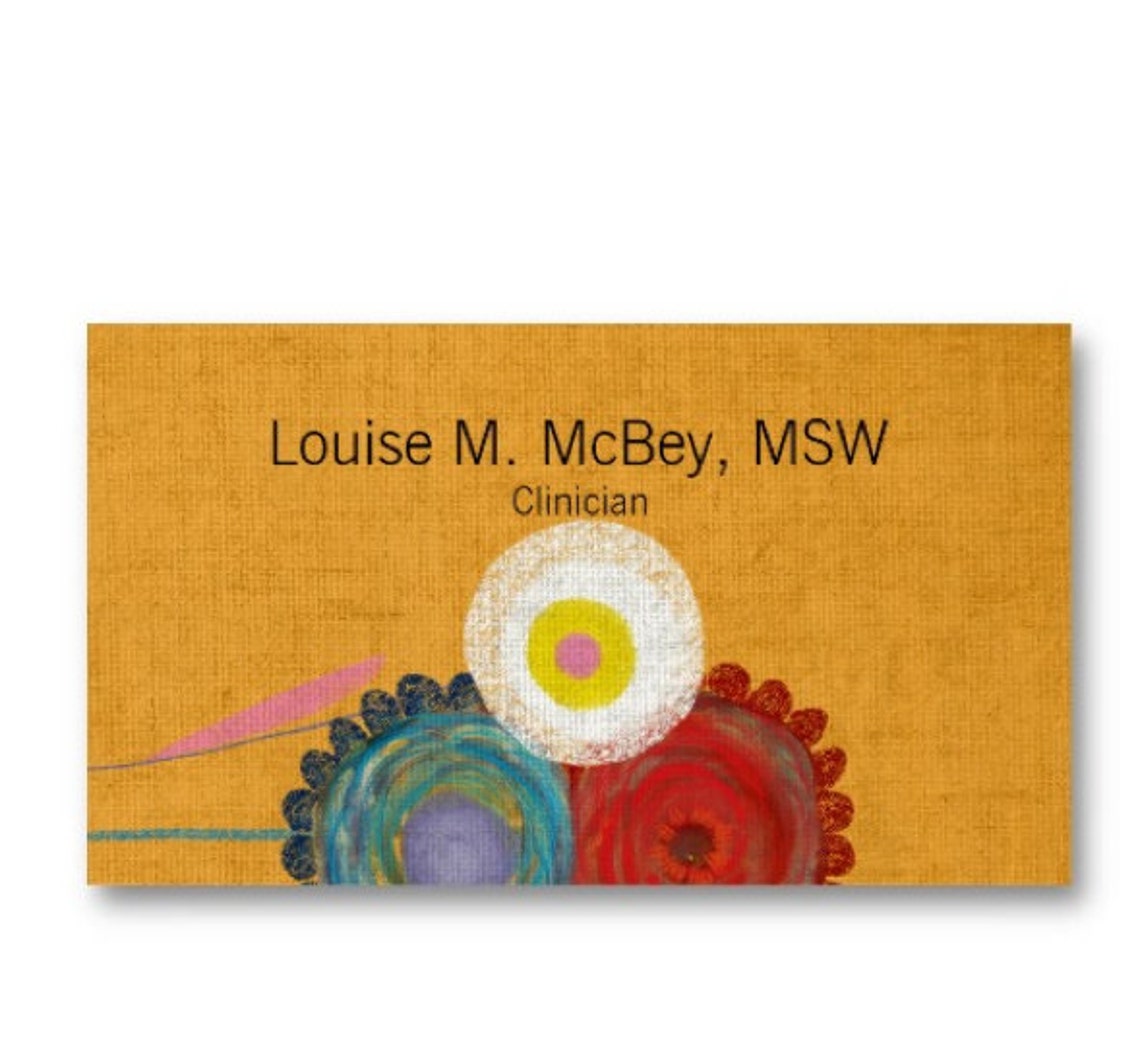 100-business-cards-your-information-whimsical-flowers-etsy