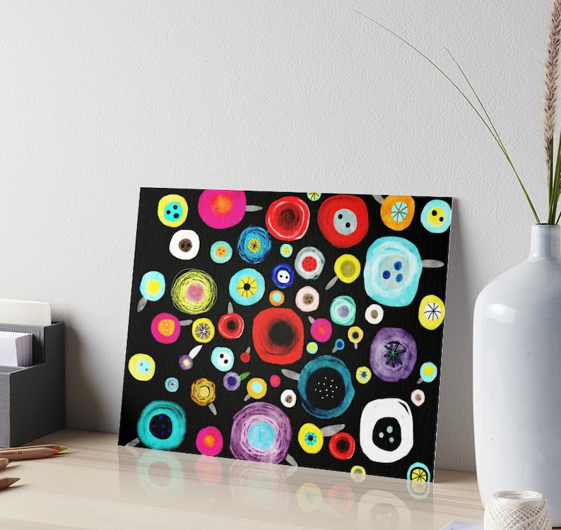 Gallery Board or Acrylic Block Illustrations for Etsy