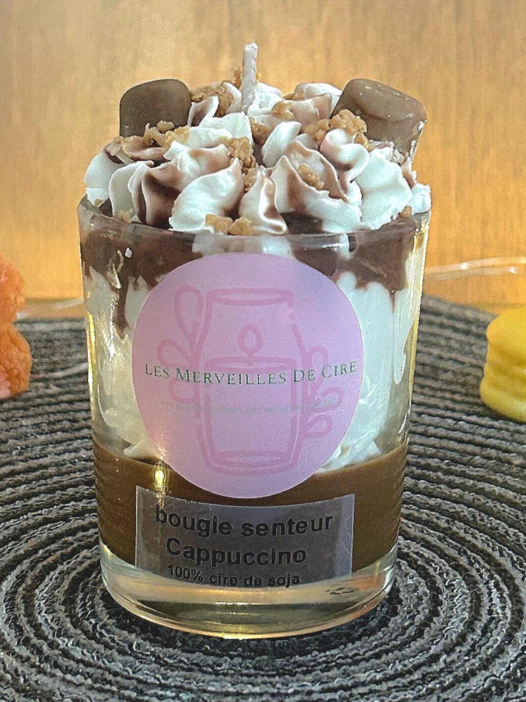 Bougie gourmande chocolat menthe - Gourmande & Scintillante