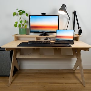 Ultimate CNC Plywood Desk Battlestation Cut Files