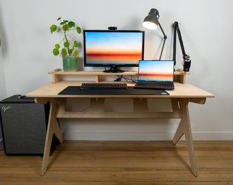 Ultimate CNC Plywood Desk Battlestation Cut Files