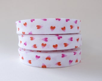 Bias Tape - Quirky Mini Hearts - 3 Yards