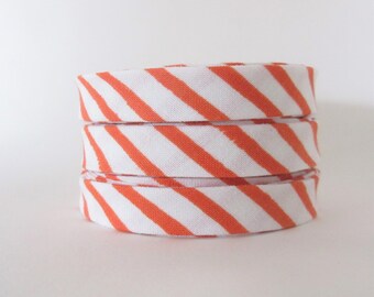 Bias Tape - Red Festive Stripe - 3 Yards